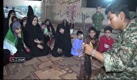 آموزش کار با سلاح در تجمعات مردمی و مساجد سطح شهرستان هیرمند