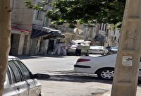 نصب پارچه متخلف بر سر درب نانوایی آردفروش در اراک