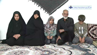 دیدار با خانواده شهید جبار حسنی از هنرمندان زنجانی