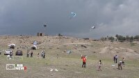 جشنواره خانوادگی لک لک ها و بادبادکها در روستای یامچی استان اردبیل