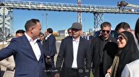 وزیر راه و شهرسازی از بنادر آکتائو و‌کوریک قزاقستان بازدید کرد