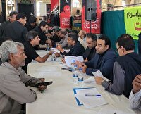 برپایی میز خدمت در بخش توکهور و هشتبندی شهرستان میناب