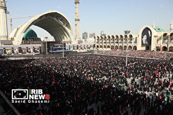 مراسم وداع با رهبر شهید انقلاب در مصلای تهران _ ۷