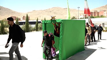 اعزام دانشجویان دانشگاه های چهارمحال و بختیاری به مشهد برای وداع با رهبر شهید