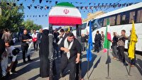 شرکت زائران بوکانی در مراسم بدرقه پیکر رهبر شهید امت