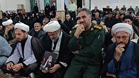 تجمع مردم باروق آذربایجان غربی، برای وداع با رهبر شهیدانقلاب