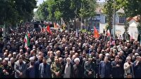 راهپیمایی جاماندگان بدرقه آقای شهید ایران در خوی