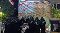سرود حزن انگیز دختران گلستانی در فراق رهبر شهید انقلاب