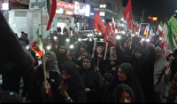 تشییع نمادین پیکر مطهر رهبر شهید انقلاب در رودان