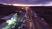 استقرار تیم های  پلیس  سمنان در مسیر مشهد