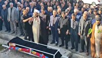 تشییع پیکر مادر شهید شعبانی در چاراویماق