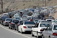 ترافیک سنگین در محورهای مواصلاتی مازندران