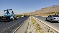 آسفالت‌ محور شلمزار به جعفرآباد در چهارمحال و بختیاری